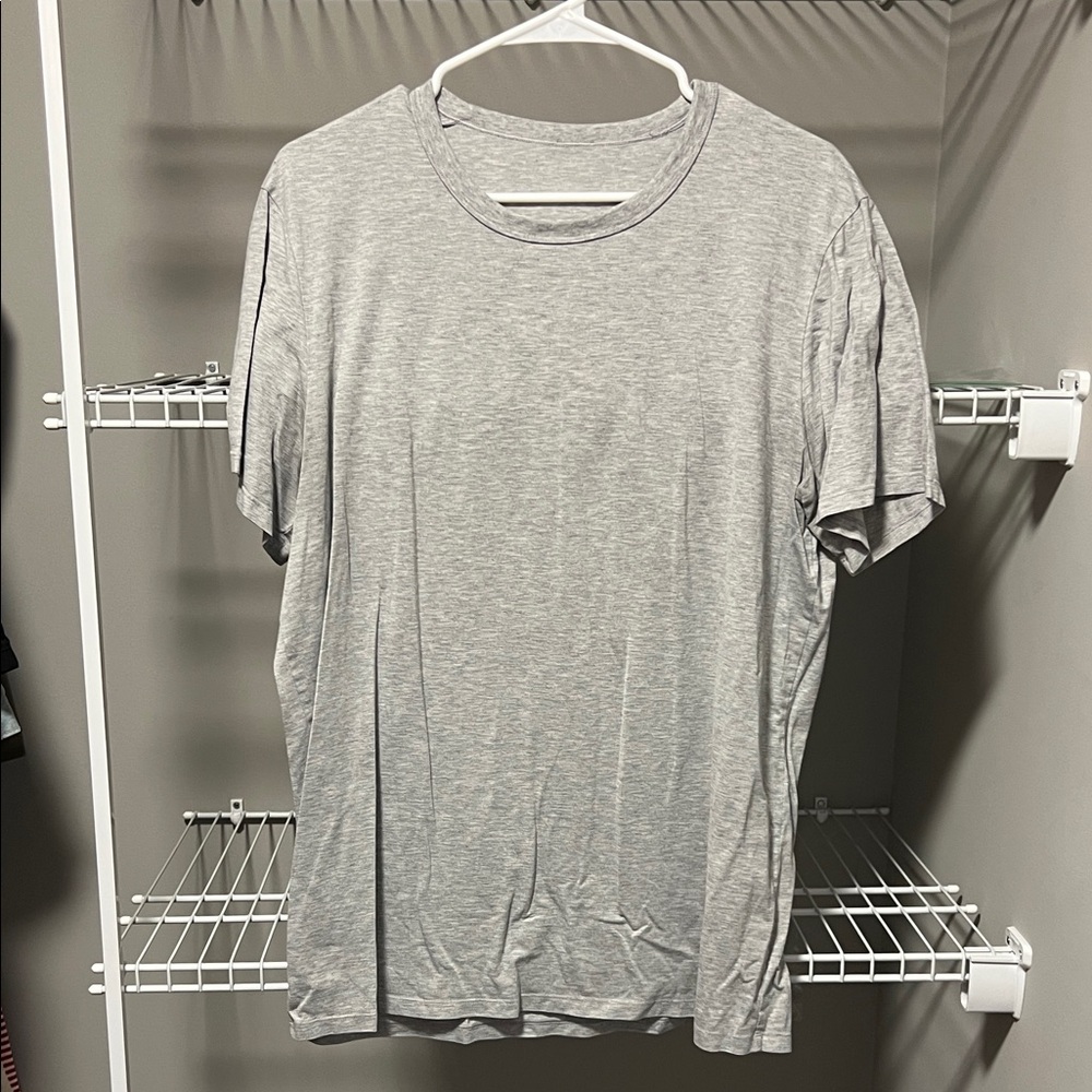 lululemon athletica Men's Heather Gray Crew Tee